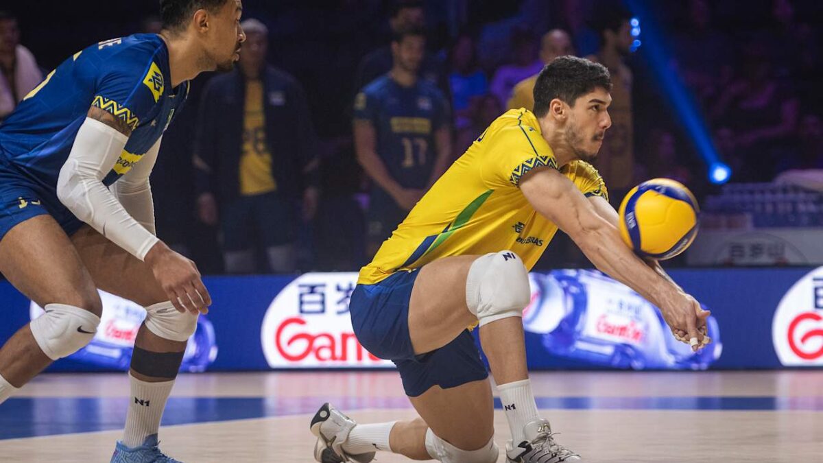 Honorato, ponteiro da seleção, essencial tanto na defesa quanto no ataque. (Foto: Divulgação/FIVB)