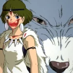 Imagem da animação Princesa Mononoke, do Studio Ghibli.