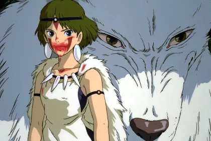 Imagem da animação Princesa Mononoke, do Studio Ghibli.