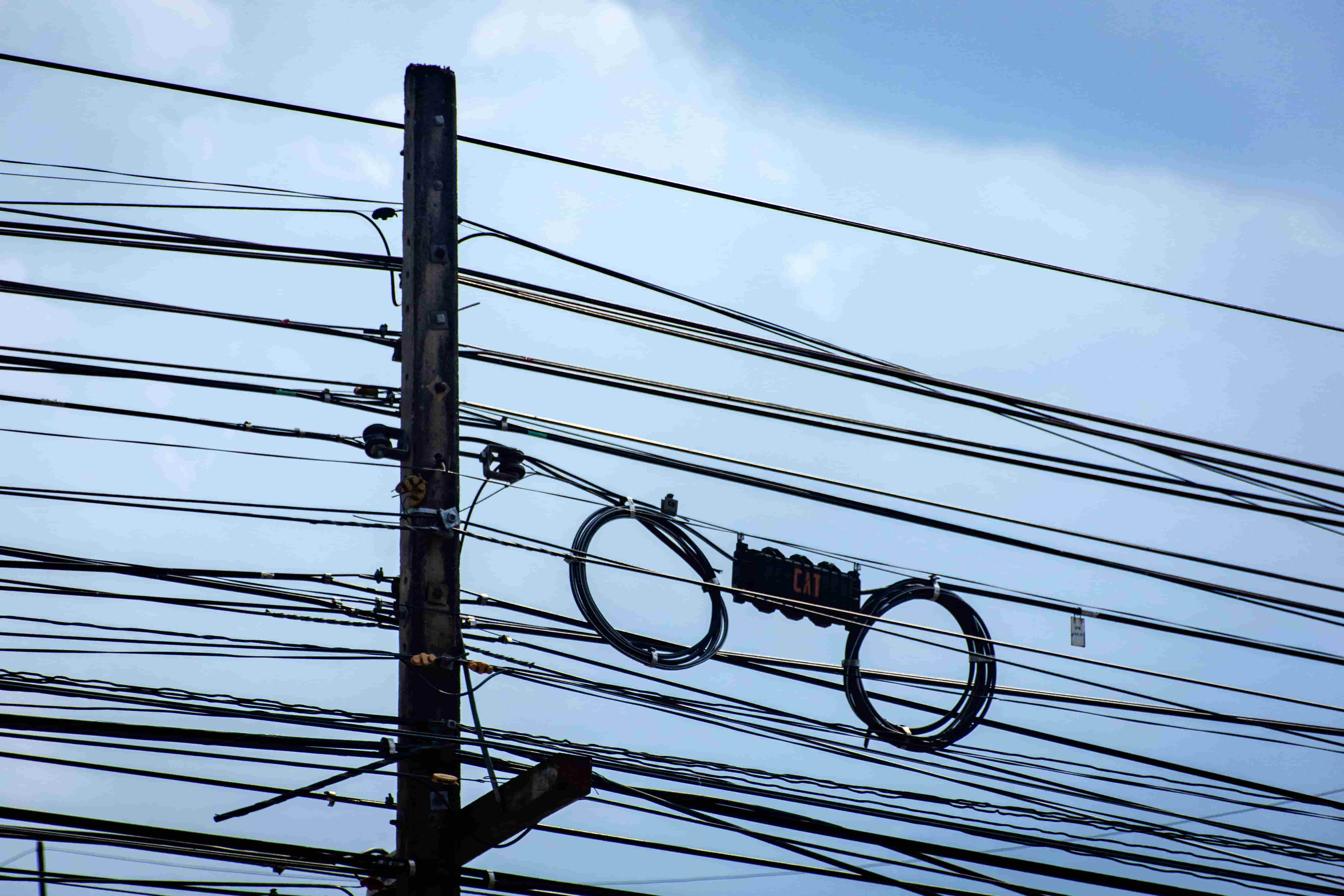 furto e roubo de fios e cabos