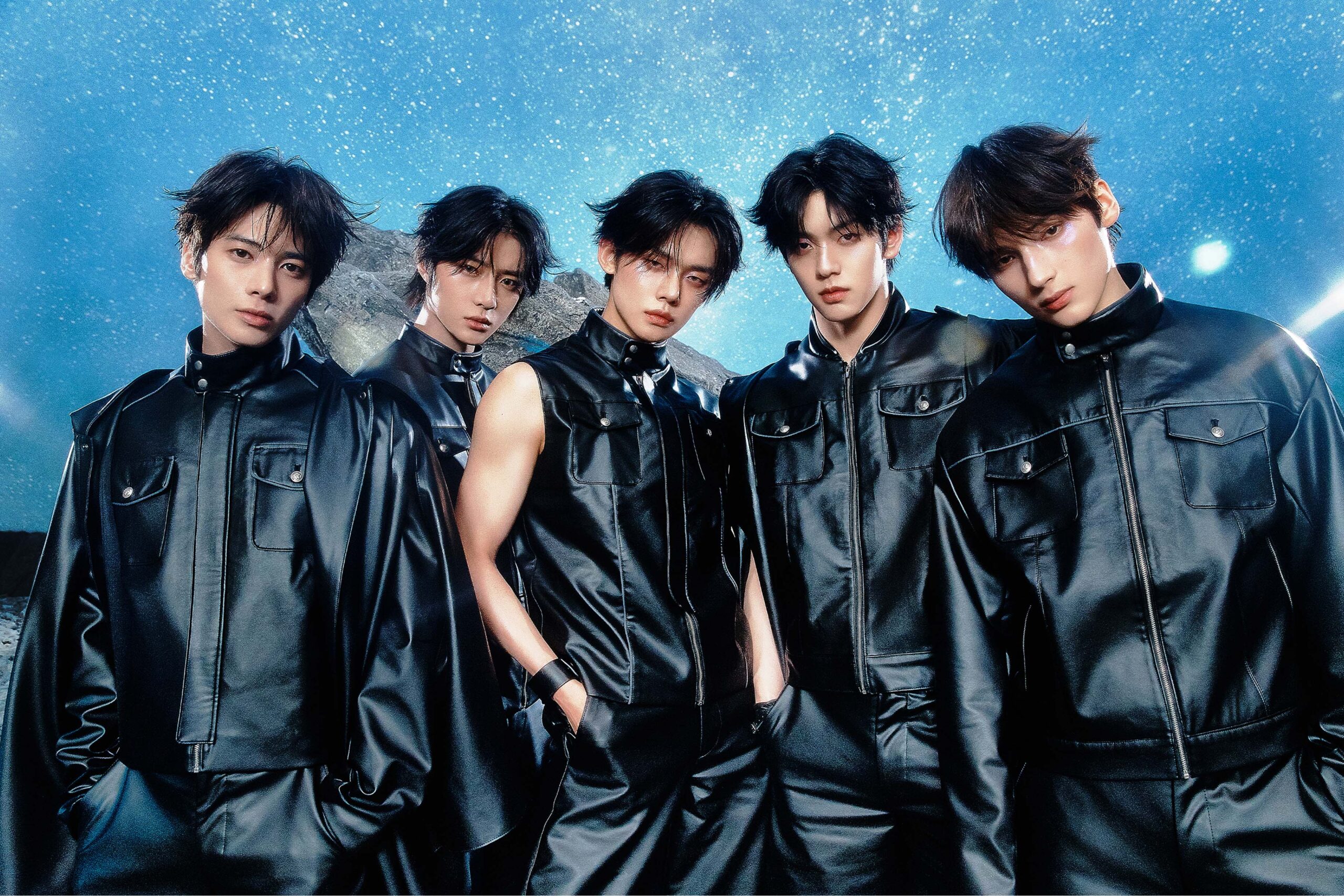 Foto do grupo de k-pop TXT.