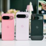 a foto mostra os smartphones da linha pixel