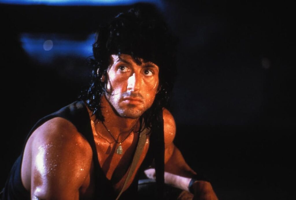 Sylvester Stallone como Rambo