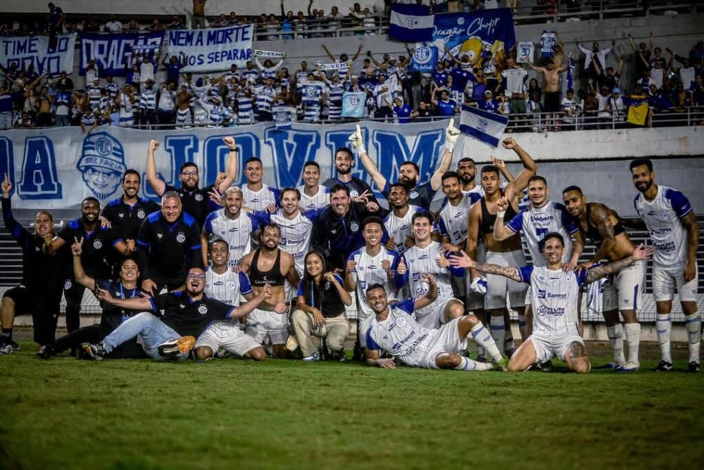 Confiança-SE na Copa do Nordeste.