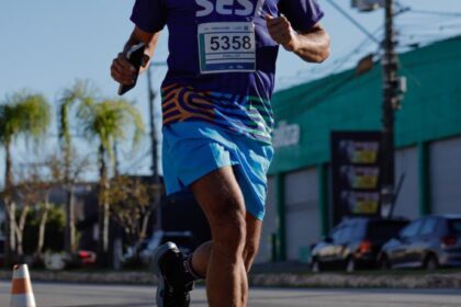 Imagem de Phillyp em uma competição de corrida.