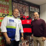 Zinho durante visita ao Museu da Suderj, no Rio de Janeiro.