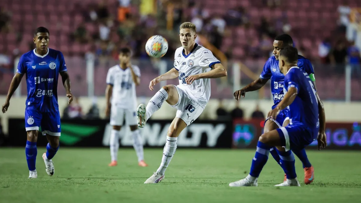 Confiança X Bahia na Copa do Nordeste