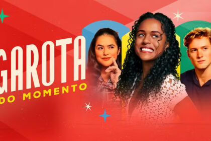 Banner da novela "Garota do Momento"