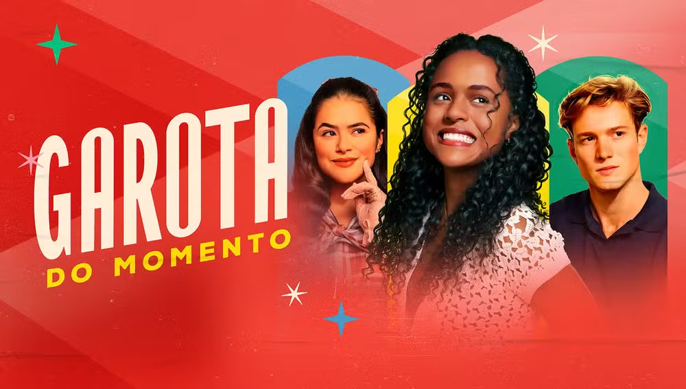 Banner da novela "Garota do Momento"