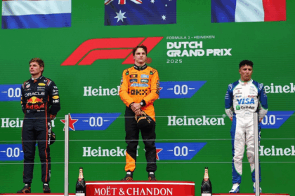 Pódio do Grande Prêmio da Holanda - Fórmula 1