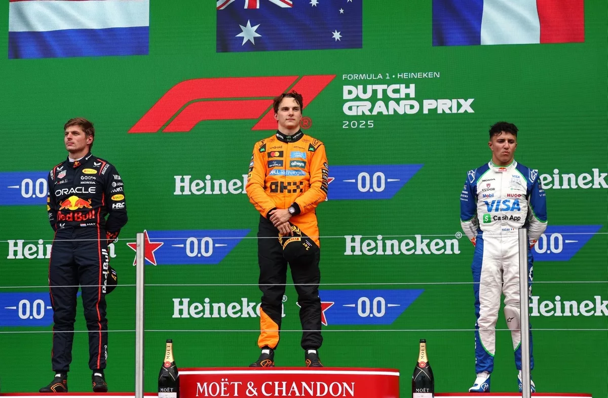 Pódio do Grande Prêmio da Holanda - Fórmula 1