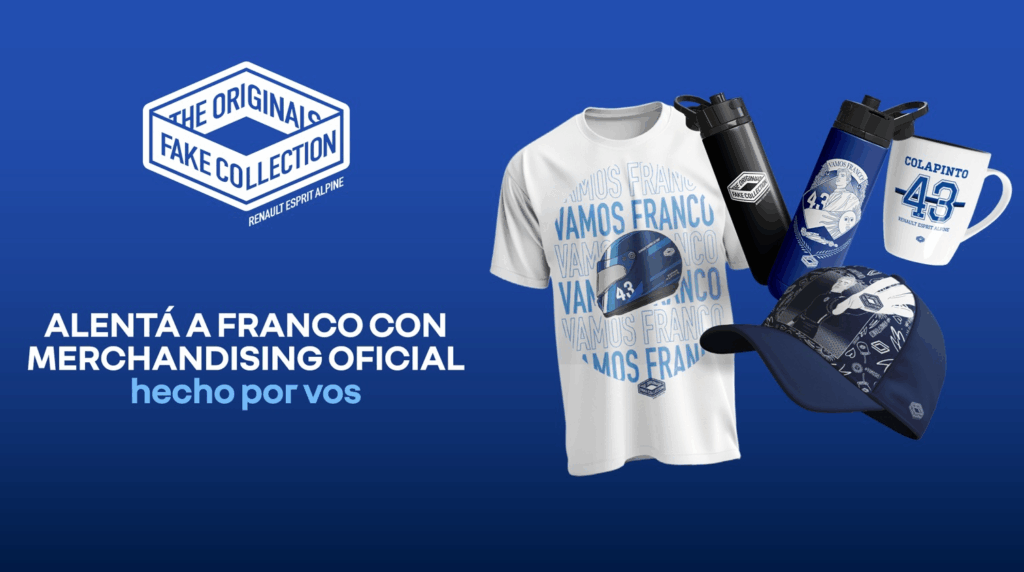 Produtos oficias da Alpine
