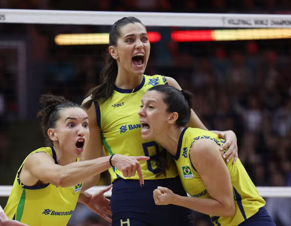 Brasil ganha prata no Mundial de Vôlei Feminino