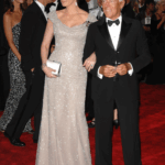 Giorgio Armani e Julia Roberts em 2018, no Met Ball Gala