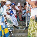 Baianas na Lavagem de Madeleine.