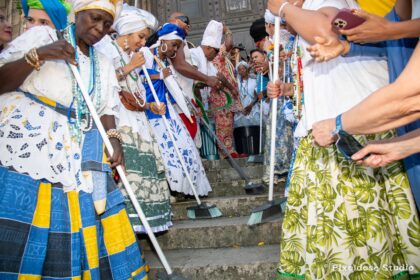 Baianas na Lavagem de Madeleine.