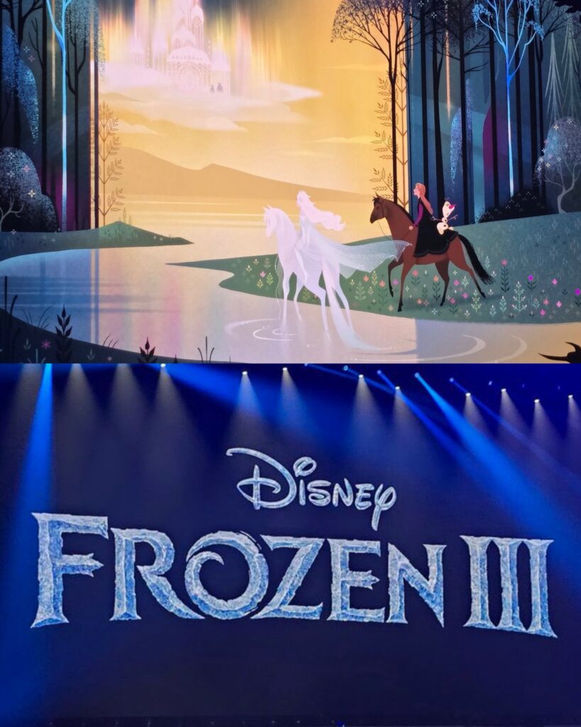 Foto de Frozen 3 em evento da Disney
