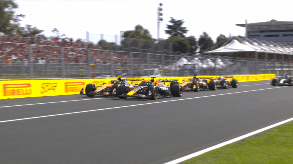 Max Verstappen e Lando Norris - Grande Prêmio da Itália. Reprodução: Redes Sociais - Fórmula 1