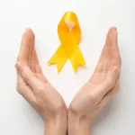 Fita amarela, símbolo do Setembro Amarelo, campanha de prevenção ao suicídio.