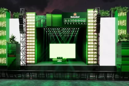 Palco do festival No Line Up, da Heiniken