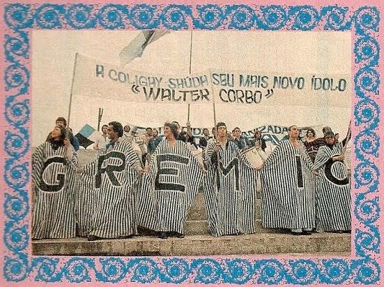 Com o tempo, a Coligay se tornou um amuleto de sorte do Grêmio | Foto: Reprodução