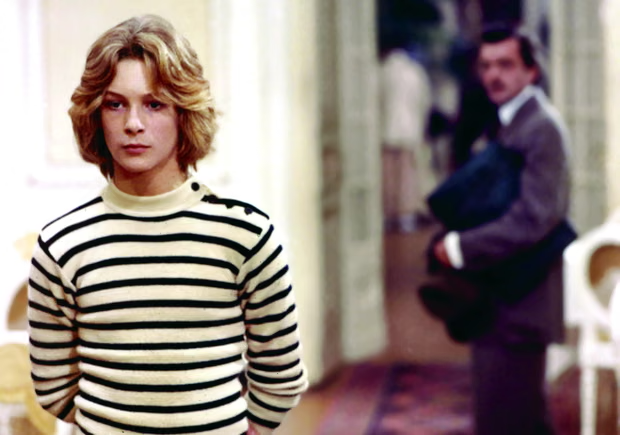 Björn Andréssen e Dick Bogarde em Morte em Veneza 