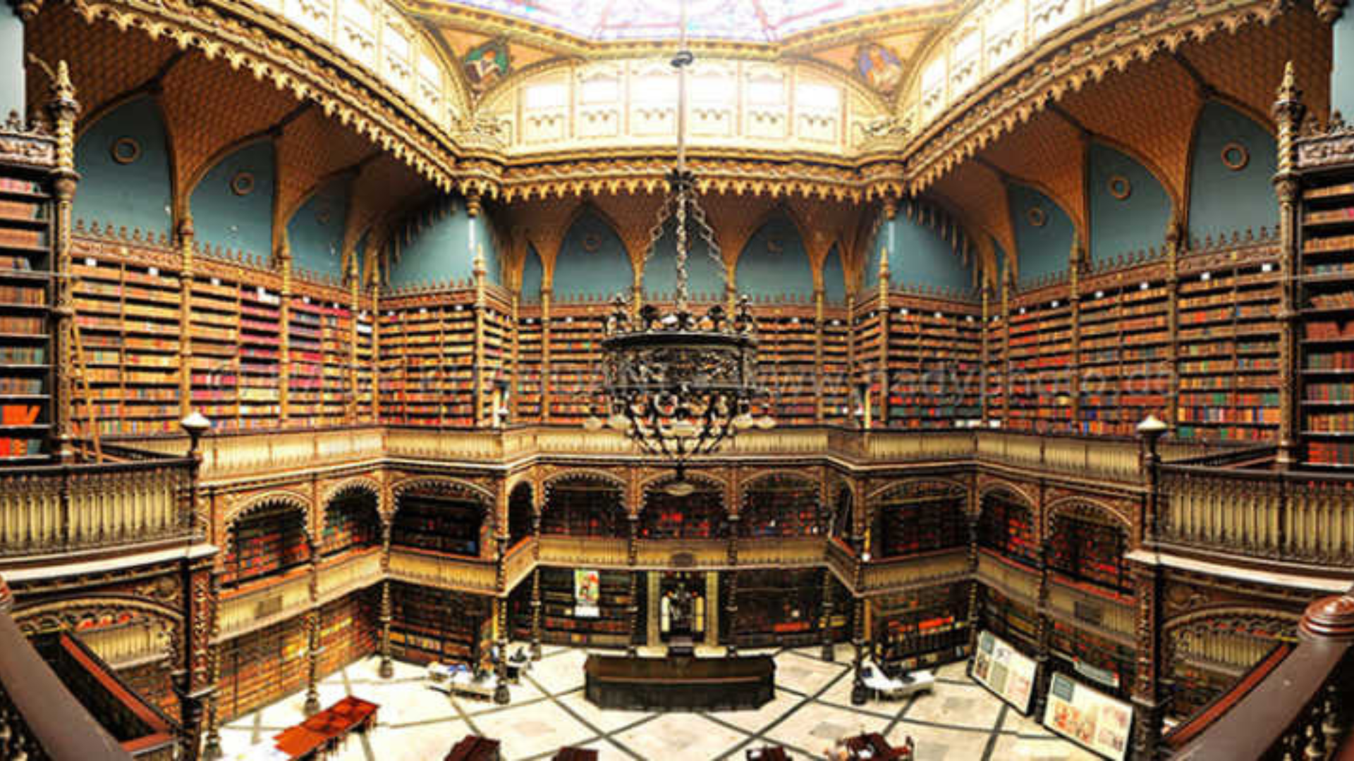 Real Gabinete Português de Leitura Foto: Diário do Rio