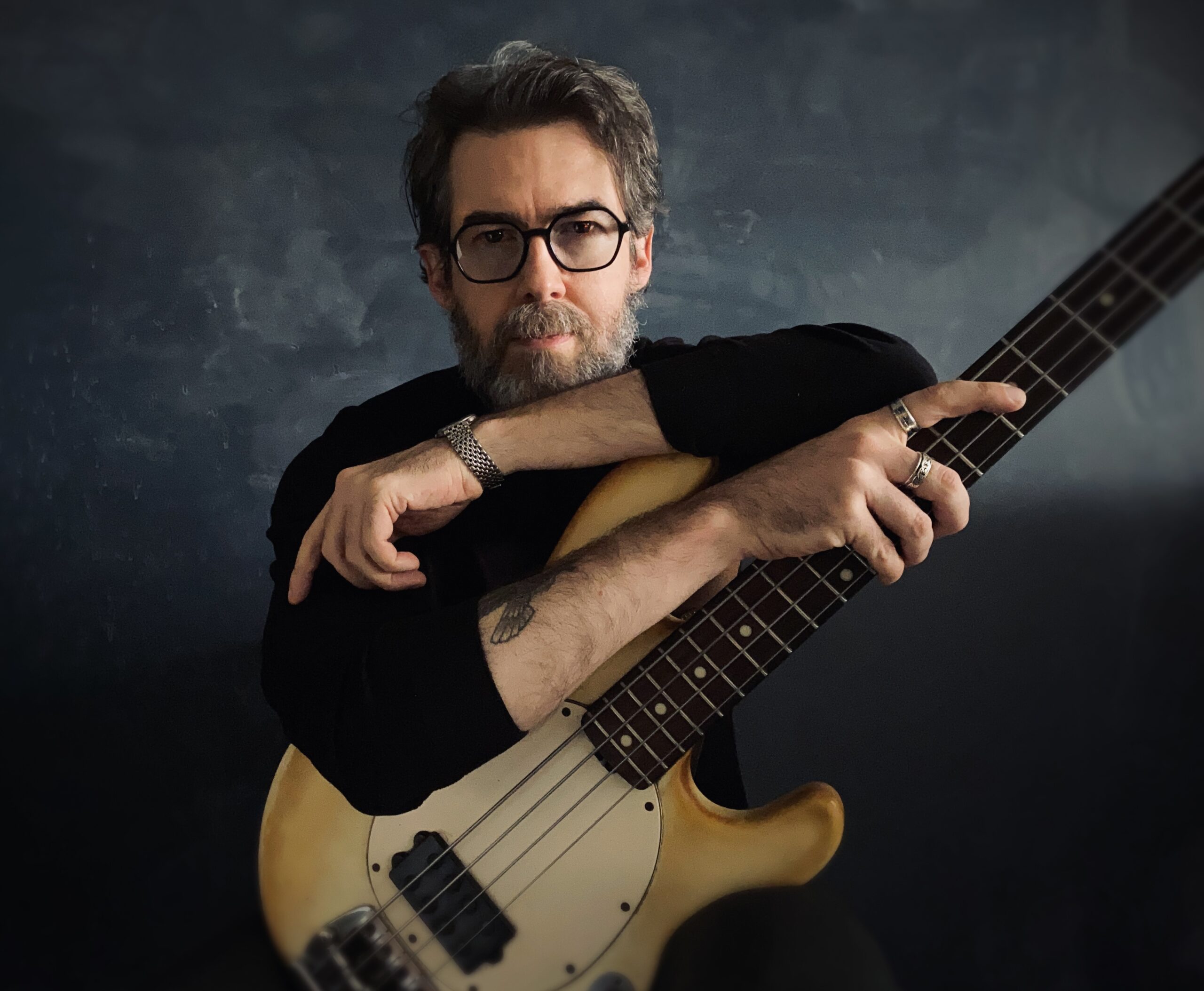 Fernando Peters durante o processo de criação do álbum Milonga Oscura, seu terceiro trabalho autoral.