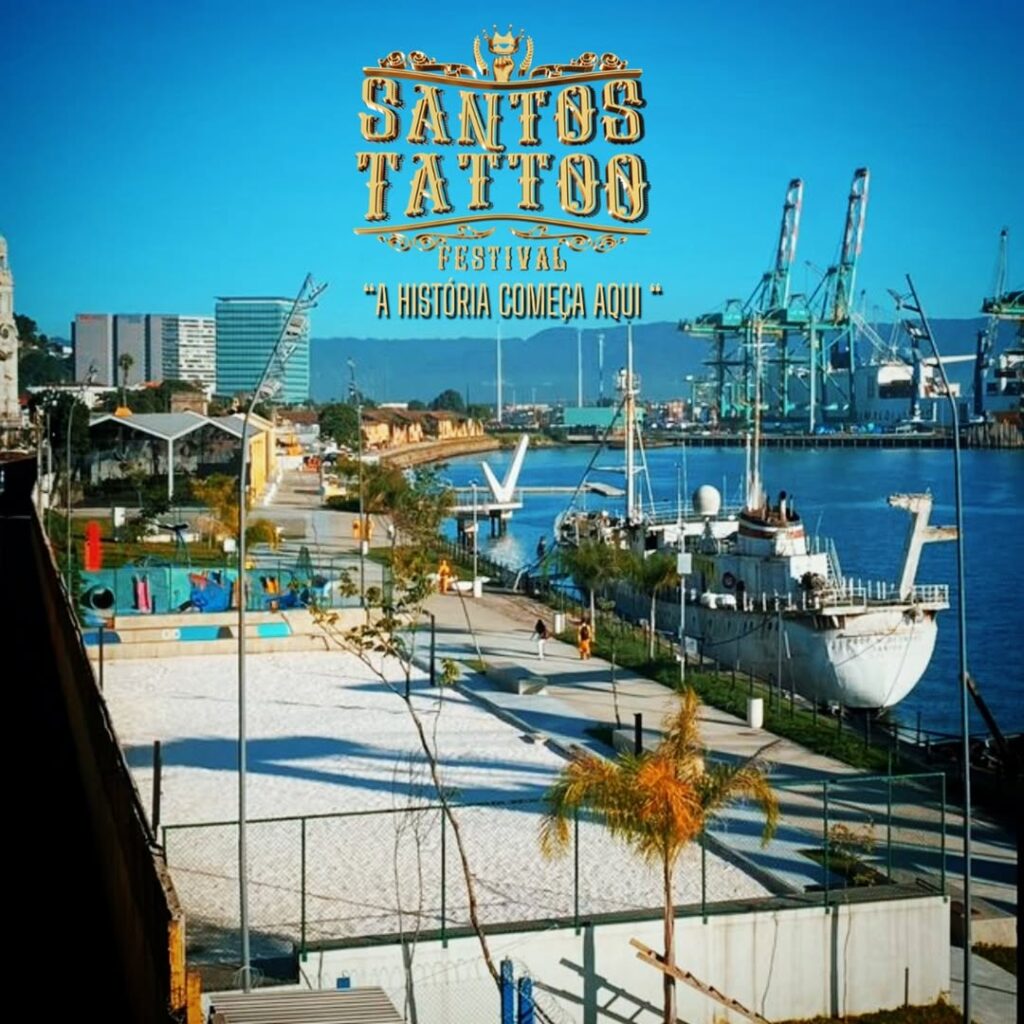 Porto de Santos, local do festival