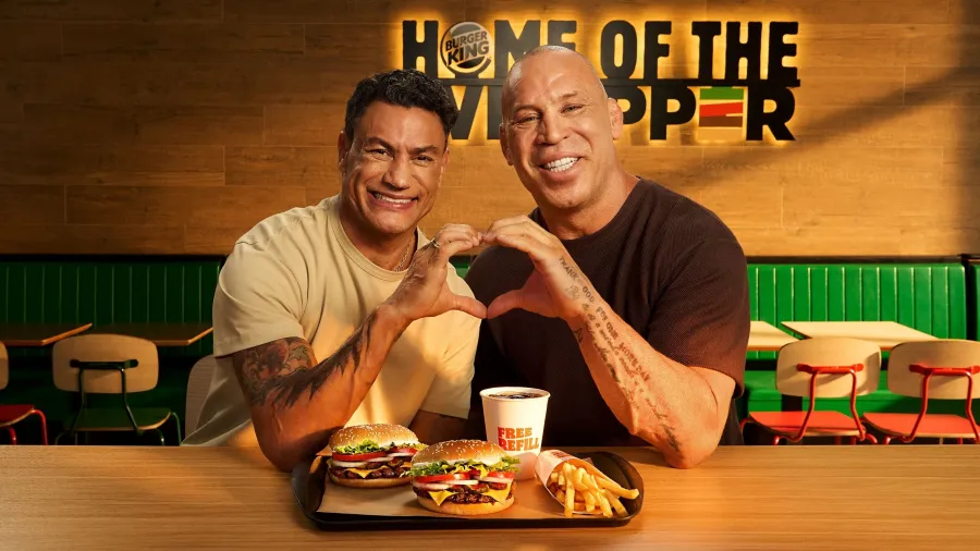 Popó e Wanderlei Silva juntos em comercial. Foto: Divulgação