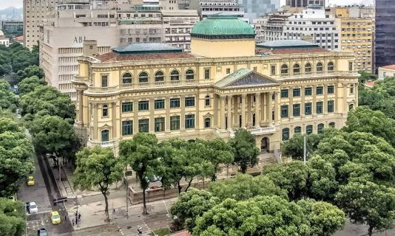 Biblioteca Nacional no Rio de Janeiro Foto:Reprodução/O Globo