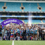 Ao todo, Grêmio tem seis títulos na história do Gauchão Feminino | Foto: Angelo Pieretti/Grêmio FBPA