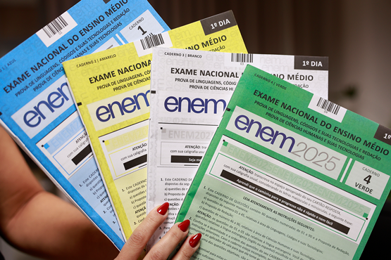 Provas de Ciências da Natureza e suas Tecnologias e Matemática e suas Tecnologias serão aplicadas no próximo domingo (16)