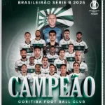Coritiba campeão Brasileiro 2025 Serie B