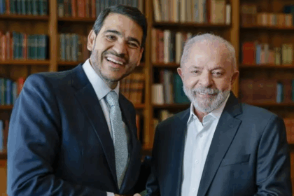 Advogado-geral da União Jorge Messias e Luiz Inácio Lula da Silva, atual presidente do Brasil Foto: Ricardo Stuckert/PR/Agência Brasil