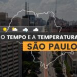 Semana em São Paulo tem alerta para chuvas intensas