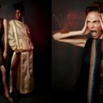 Detalhe de peça artesanal em crochê e bordado da coleção Ânima, criada pela marca Thear, inspirada no Cerrado brasileiro.