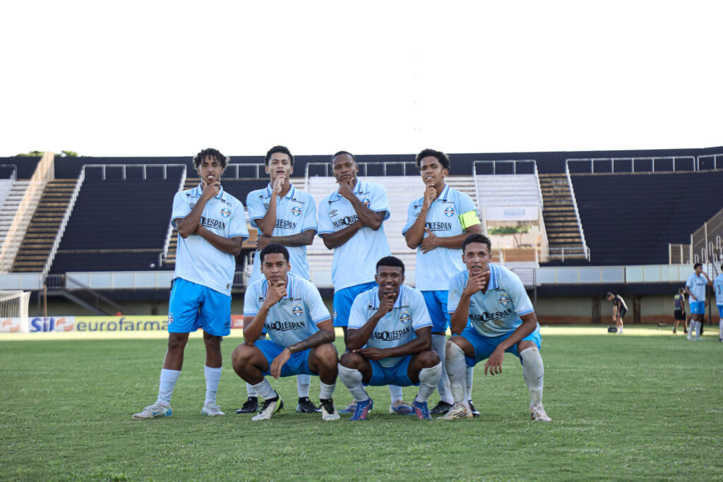 Com a goleada, Grêmio garantiu a classificação antecipada para a segunda fase da Copinha | Foto: Angelo Pieretti/Grêmio FBPA