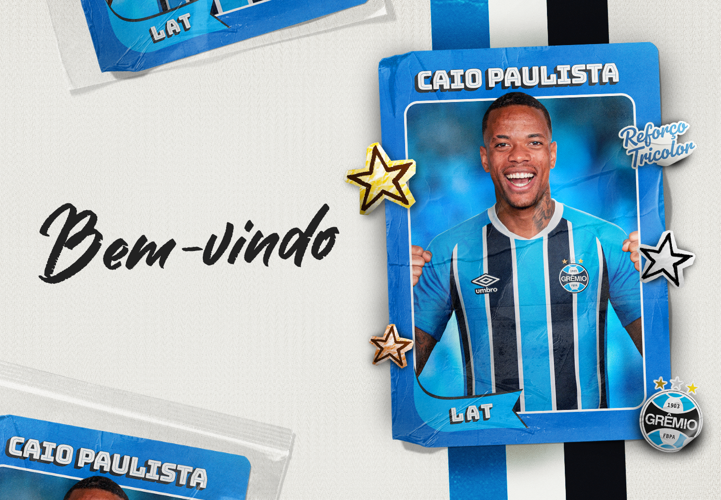 Atleta chega por empréstimo ao Grêmio por uma temporada | Foto: Divulgação/Grêmio FBPA