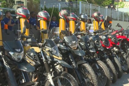 Motocicletas disponibilizadas pela Prefeitura do Rio de Janeiro Foto: Reprodução