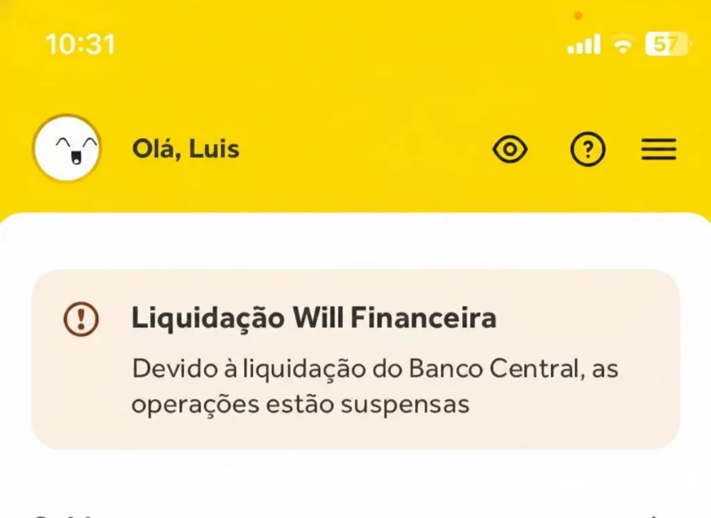 Will Bank | Tela inicial do clientes