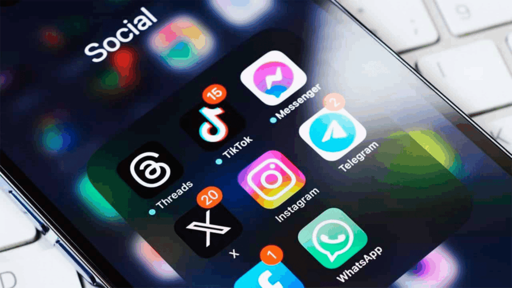 Redes Sociais são proibidas para menores de 16 anos Foto: Reprodução 